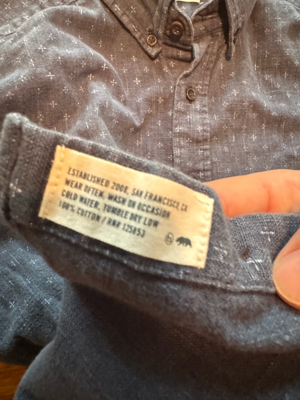 Taylor Stitch Short Sleeve Jack Shirt in Star Indigo - Picture 6 of 6